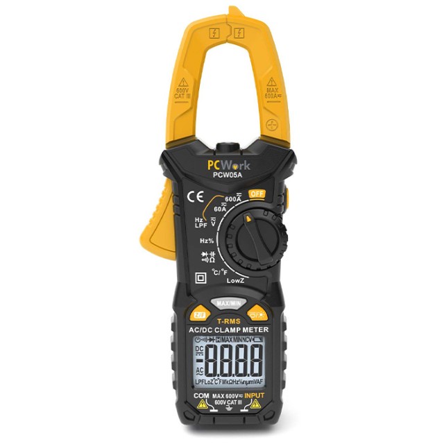 PCWork PCW05A True RMS Digital Clamp Meter