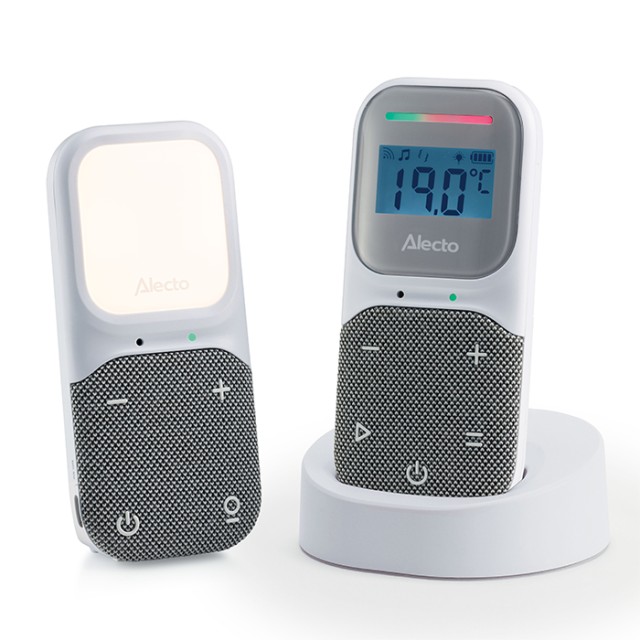 ALECTO DBX140 Full Eco Ασύρματη ενδοεπικοινωνία (baby monitor), τεχνολογίας DECT 1.8GHz με δυνατότητα αμφίδρομης επικοινωνίας, φωτάκι νυκτός και προ εγκατεστημένα νανουρίσματα.