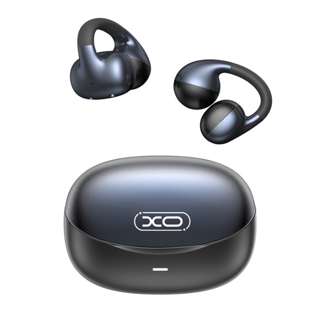 XO G56 BLACK COLOR Open-ear Bluetooth ακουστικά handsfree με θήκη φόρτισης, σε μαύρο χρώμα