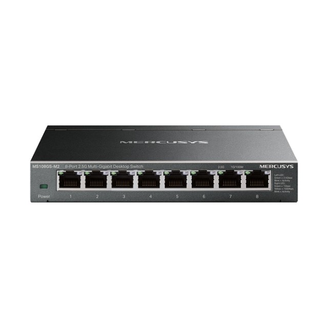 MERCUSYS MS108GS-M2 8-Port 2.5G Multi-Gigabit desktop switch