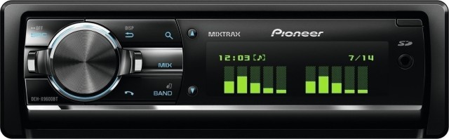 Pioneer DEH-X9600BT Sistema de audio para automóvil universal 1DIN (Bluetooth/USB/AUX) con frente desmontable