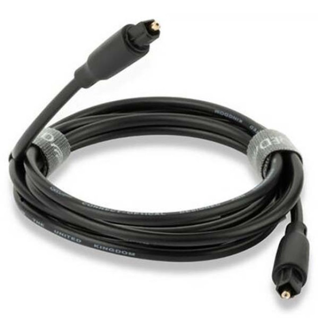 Cable Audio Óptico QED TOS macho - TOS macho 1.5m (QE8174)