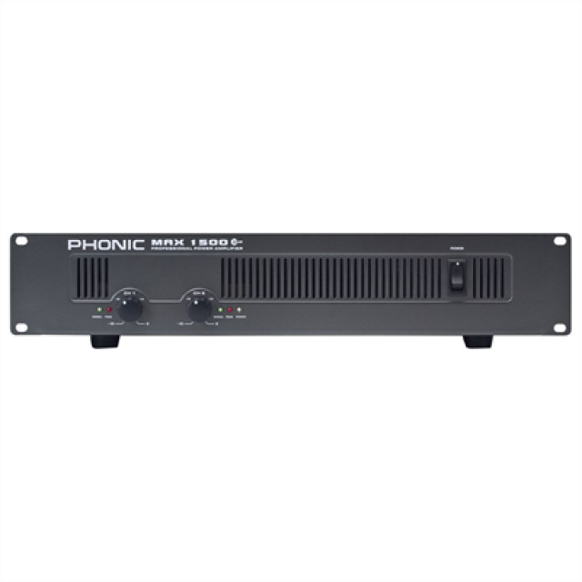 PHONIC MAX-1500 PLUS Τελικός Ενισχυτής 2x450W@4Ω