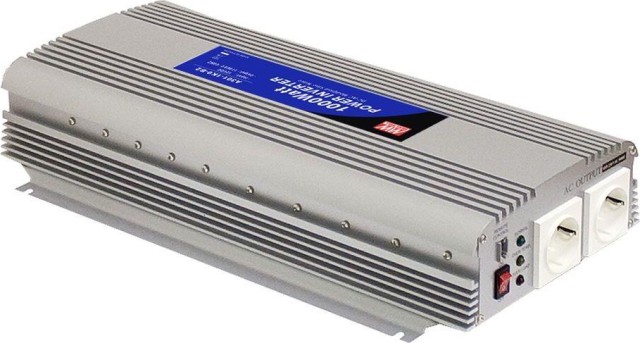 Mean Well A301-1K7-F3 Inverter Τροποποιημένου Ημίτονου 1500W 12V Μονοφασικό