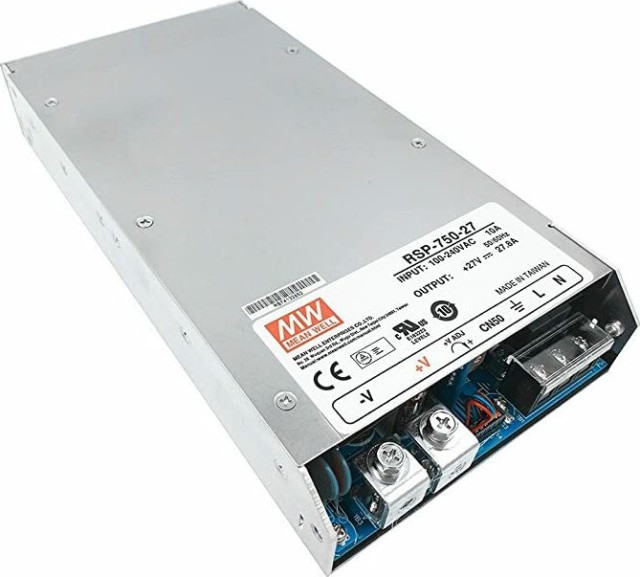 Power supply MEAN WELL 750W 27V PFC LOW PROFILE RSP750-27 | 01.125.0288