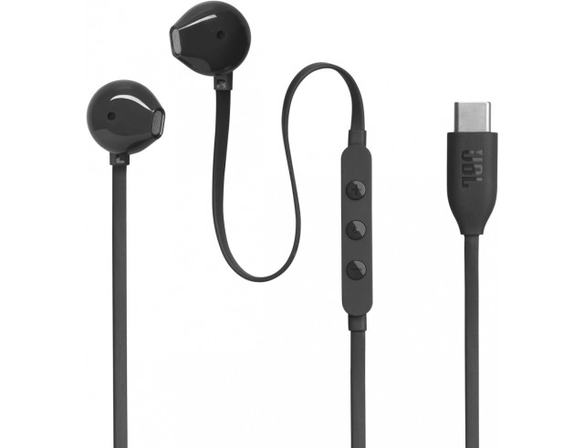 JBL Ακουστικά Ψείρες Earbuds Tune 305c Earbuds Μαύρα