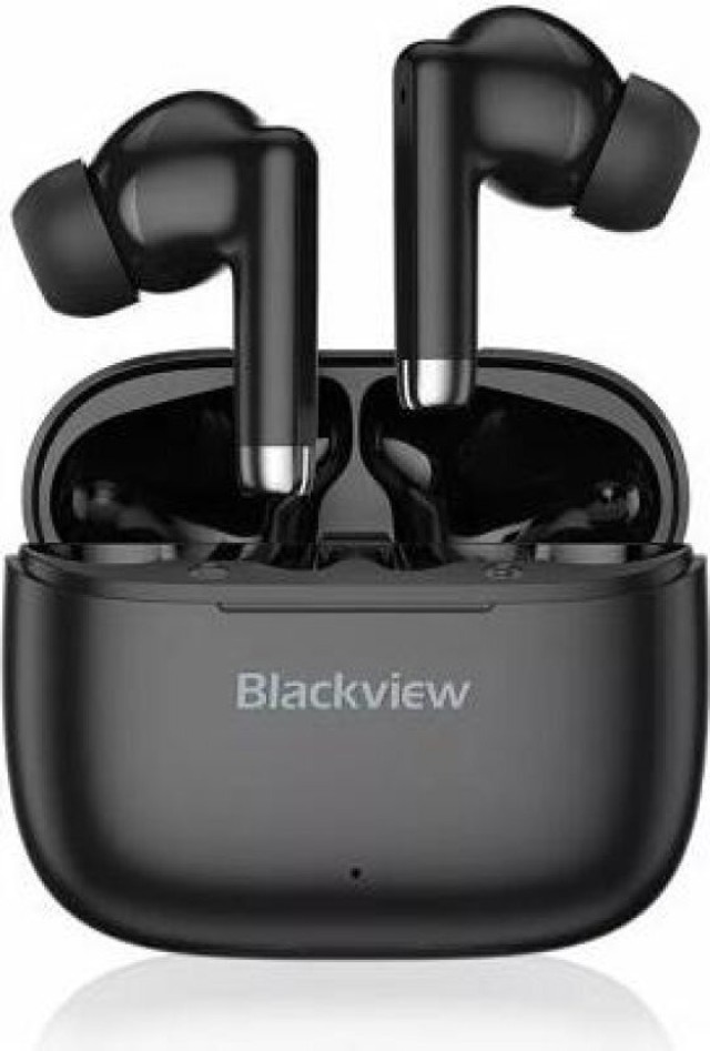 Bluetooth Ακουστικά BlackView AirBuds 4 AIRBUDS4-Β Αδιάβροχα IPX7, με Θήκη φόρτισης, Μαύρα