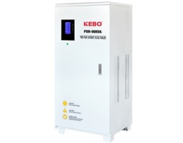 KEBO VOLTAGE STABILIZER-REGULATOR 90KVA THREE-PHASE SERVO LCD (PDR-90KVA )