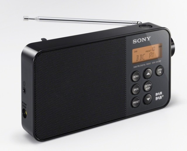 Sony XDR-S40DBPB Radio portátil digital DAB/DAB+ Negro