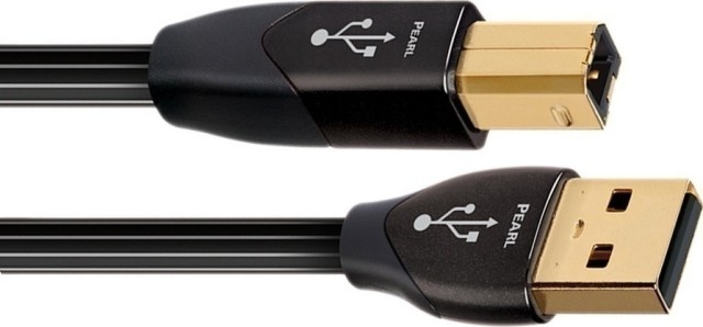 Audioquest USB 2.0 Cable USB-A male - USB-B male 0.75m (Pearl)