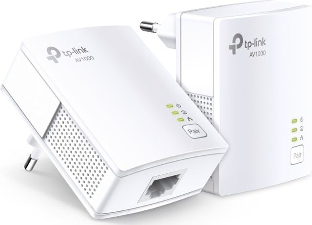 TP-LINK TL-PA7017 Kit V4 Powerline Dual per connessione cablata e porta Gigabit Ethernet