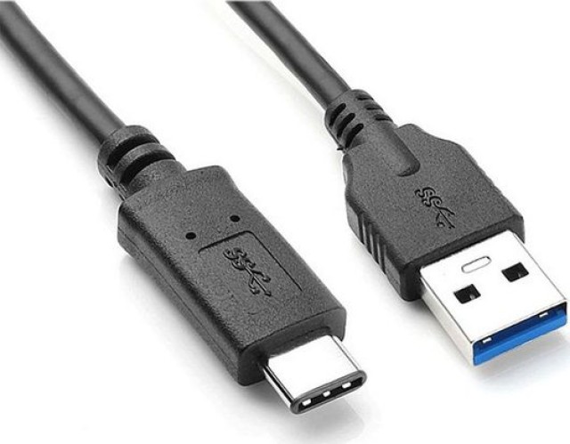 USB 3.1 type C cable male to USB A male 30645 1.5m