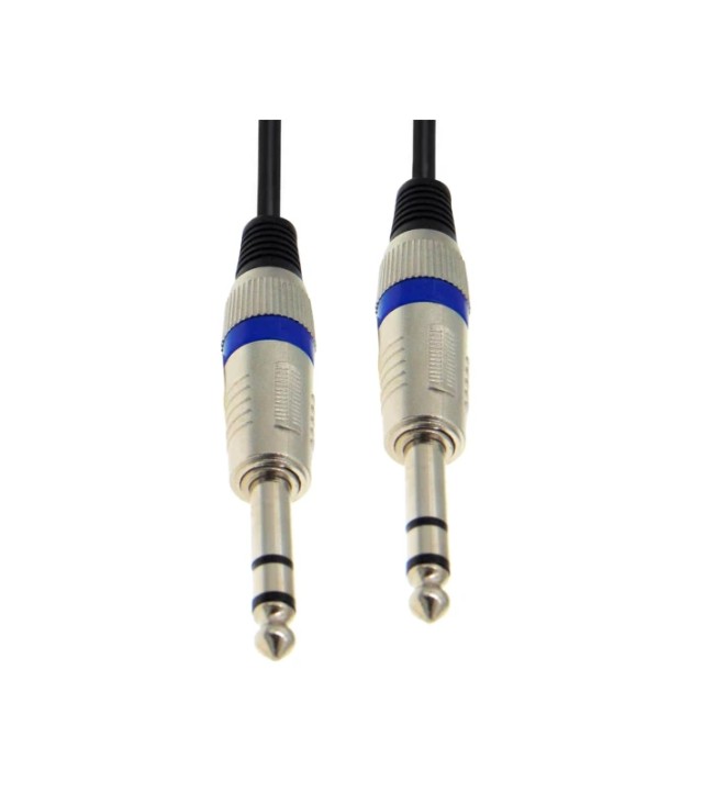 ΚΑΛΩΔΙΟ ΗΧΟΥ 6.3mm STEREO ΑΡΣΕΝΙΚΟ ΣΕ 6.3mm STEREO ΑΡΣΕΝΙΚΟ 1.5m ΤΥΠΟΥ NEUTRIK XC0043S VIC BAG OWI