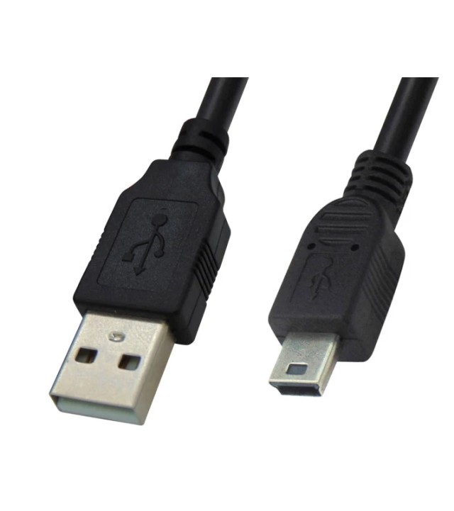 ΚΑΛΩΔΙΟ USB 2.0 A/M MINI B/M 0.2m ΔΕΔΟΜΕΝΩΝ 5PIN ΜΑΥΡΟ BAG PLY