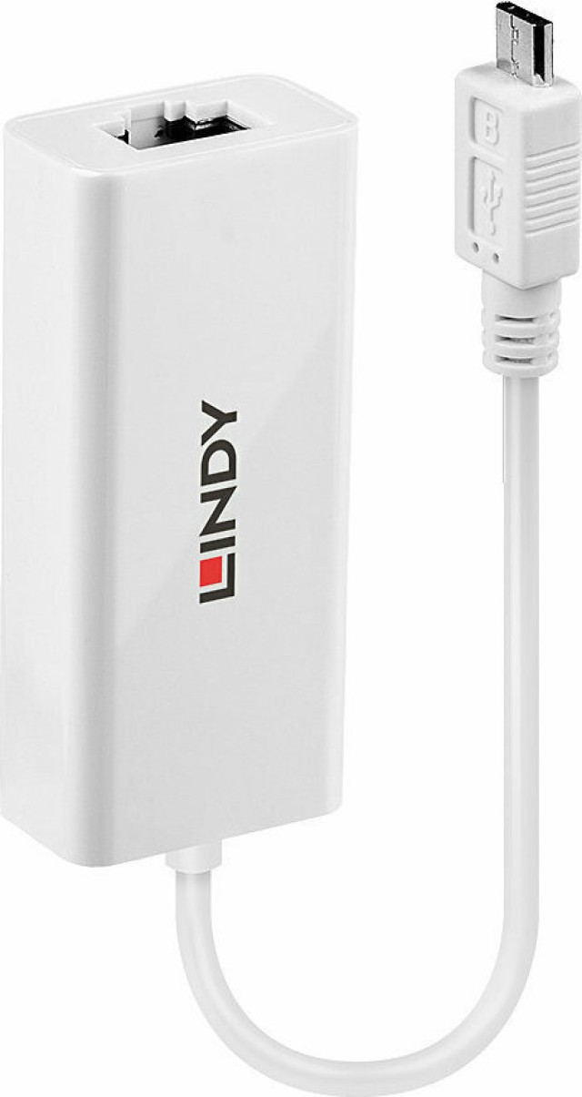 Lindy 42927 USB Micro Network Adapter for Wired Ethernet Connection