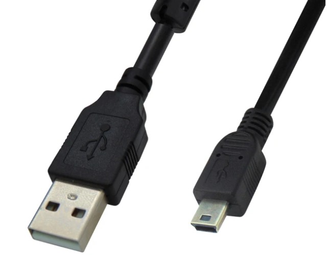ΚΑΛΩΔΙΟ USB 2.0 A/M MINI B/M 5m ΔΕΔΟΜΕΝΩΝ 5PIN HIGH SPEED ΜΑΥΡΟ BAG PLY