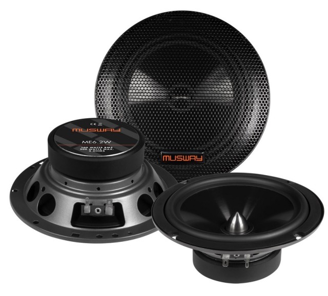 Musway ME6.2W Midbass Car Speakers 6.5 100 W Rms / 3Ohm (Pair)