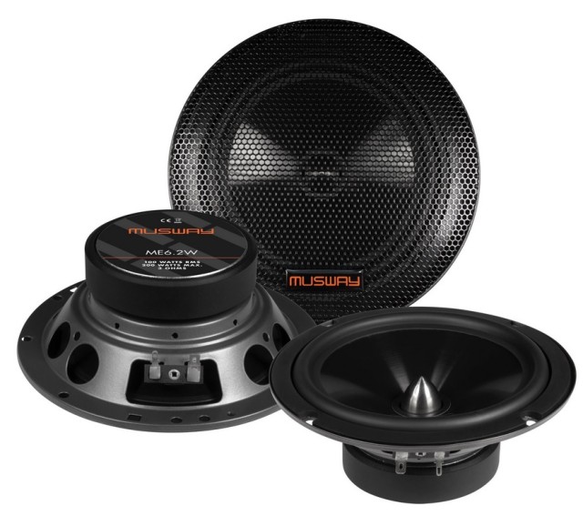 Musway ME6.2W Ηχεία αυτοκινήτου Midbass 6.5 100 W Rms/3Ohm (Ζεύγος)