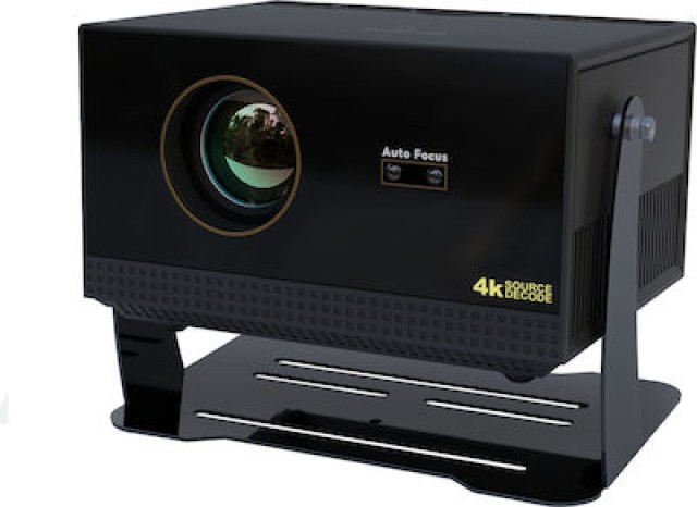 POWERTECH smart βιντεοπροβολέας PT-1243, 1080p, Android, WiFi, μαύρος