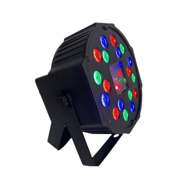 XKL-A3 PAR RGB 18LED ME ΚΟΚΚΙΝΟ / ΠΡΑΣΙΝΟ LASER