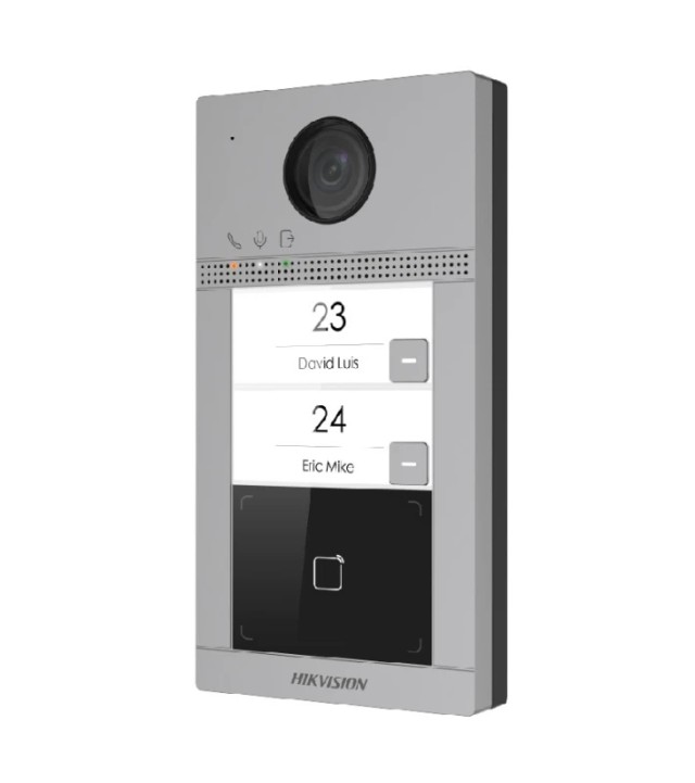 HIKVISION DS-KV8213-WME1(C) Δικτυακή (IP) μπουτονιέρα εισόδου (Villa Door Station) για επίτοιχη τοποθέτηση, με 2 μπουτόν κλήσης.