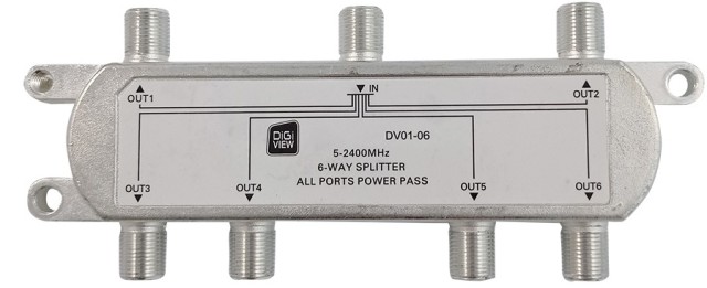 DV01-06 Διακλαδωτής 1:6