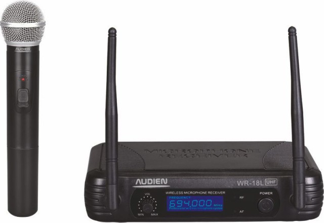 Audien WR-18L-A Ασύρματο Δυναμικό Μικρόφωνο Χειρός UHF