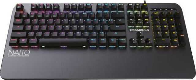 Zeroground KB-3500G Naito Πληκτρολόγιο Gaming (Outemu Brown) Αγγλικό US