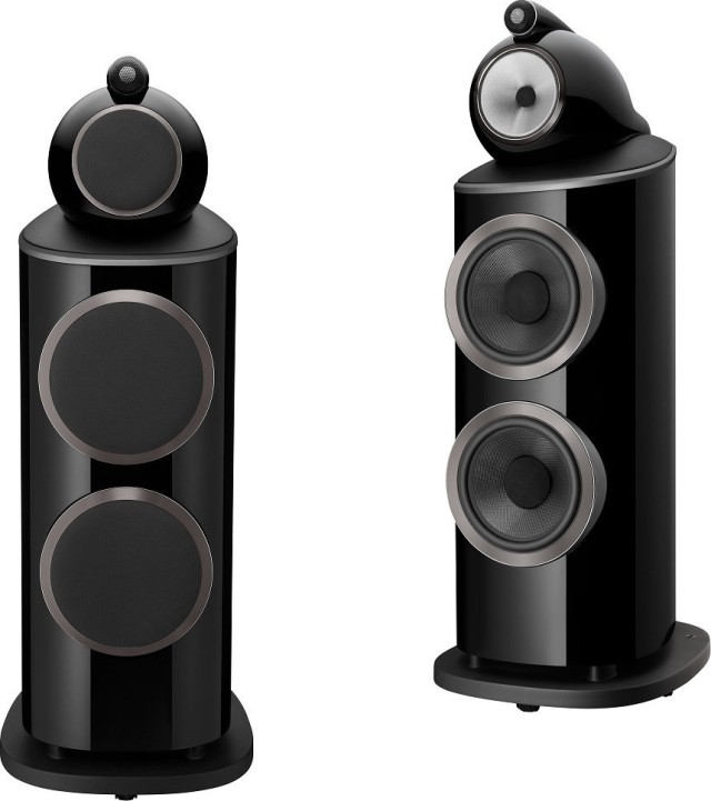 Bowers & Wilkins 801 D4 Schwarz glänzend