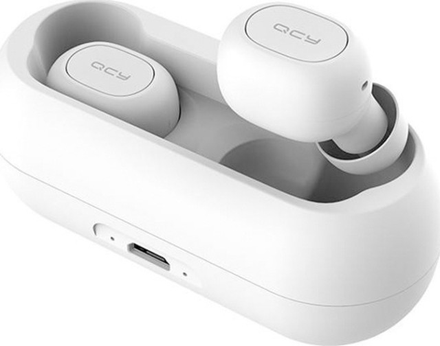 QCY T1C TWS WHITE True Wireless Earbuds 5.0 Bluetooth-Kopfhörer 80 Std