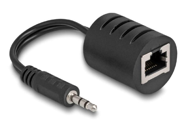 DeLock Μετατροπέας 3.5mm male σε RJ-45 female 2τμχ 87858