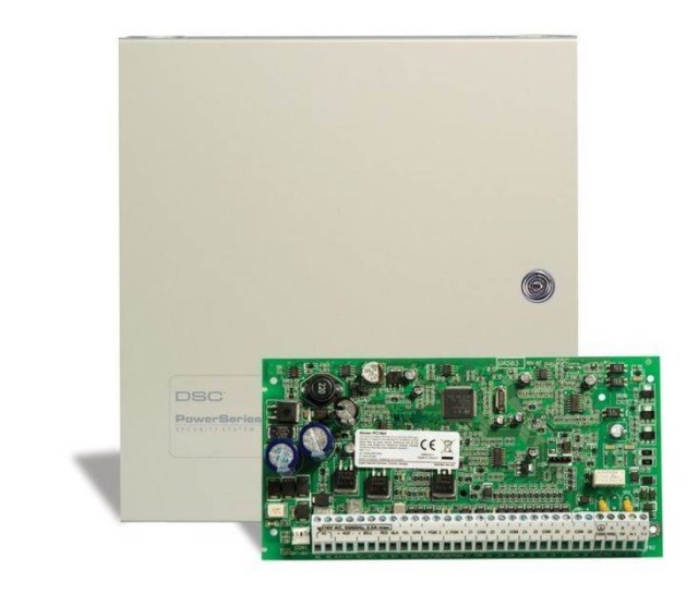 DSC POWERSERIES PC1864NKEH Hybrid Alarm Panel 8 to 64 zones With Metal Box
