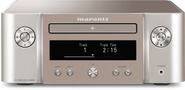 Marantz Melody X (M-CR612) Sistema de CD de red Hi Fi con amplificador 2x60 W (o 4x30W) PLATA / ORO