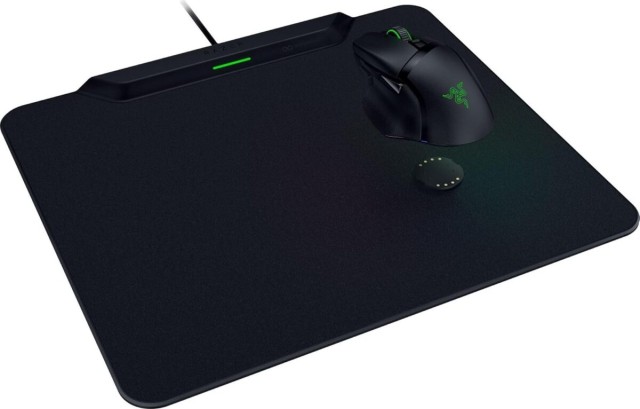Razer Hyperflux V2 Hard - Wireless Charging Puck - Gaming Mousepad - Anti-Slip&nbsp;Rubber&nbsp;Base