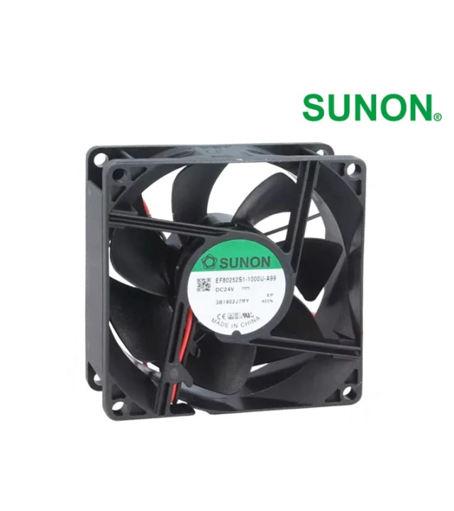 ΑΝΕΜΙΣΤΗΡΑΣ 80X80X25 24VDC ΚΟΥΖΙΝΕΤΟ ΚΑΛΩΔΙΟΥ EF80252S1 SUNON