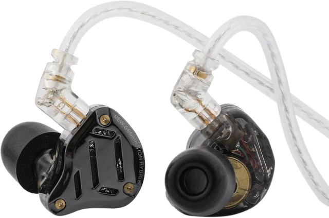 KZ ZS10 PRO 2 No Mic - IEM 3,5 In Ear Monitor Earphones, 4-level switch, Hybrid 10mm, metal, stereo