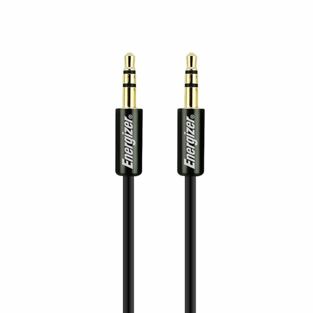 Energizer Καλώδιο Ήχου 3.5mm male - 3.5mm male Μαύρο 1.5m C130JIBK