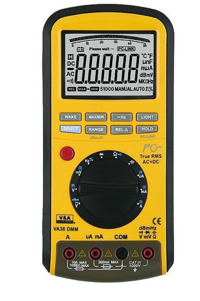 DETERMINACIÓN MULTIDETERMINACIÓN VERDADERO RMS + USB VA38 V&A