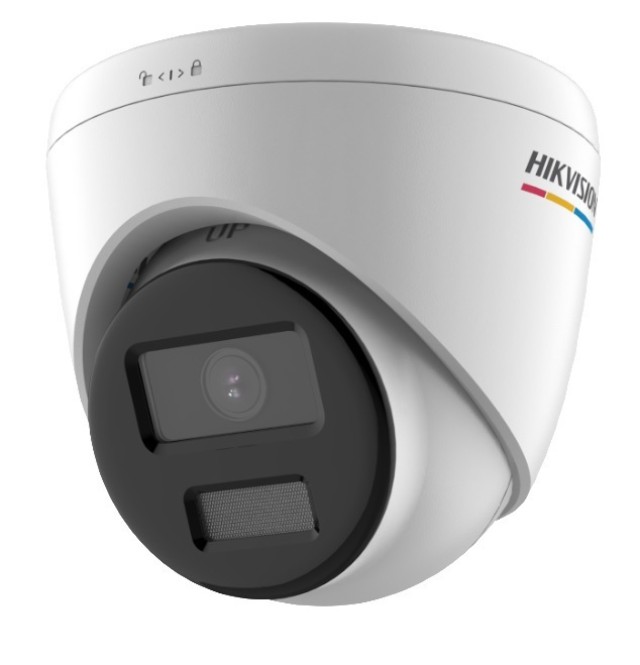 HIKVISION - DS-2CD1327G0-LUF(C) 2.8 ColorVu outdoor ip dome camera 2MP Built-in Mic & microSD Slot