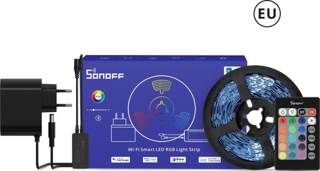 Sonoff L2 Lite-5M-EU Smart LED RGB Lichtleiste 5 m mit Fernbedienung