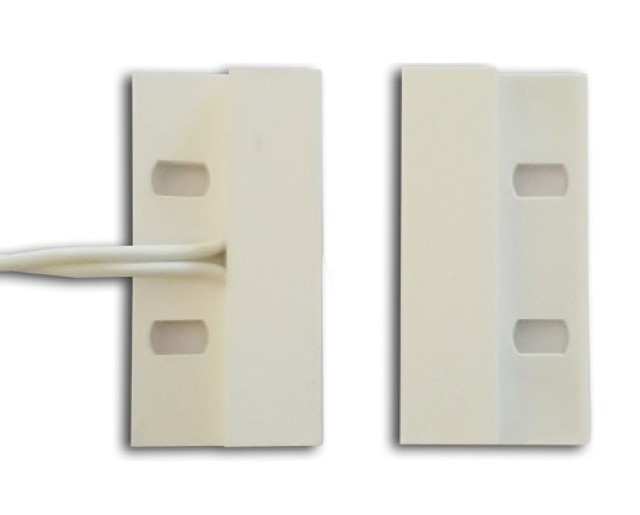 ALEPH DC1551 (AL.WH.551.00) Magnetkontakt Flansch Farbe Weiß (10 Stück)