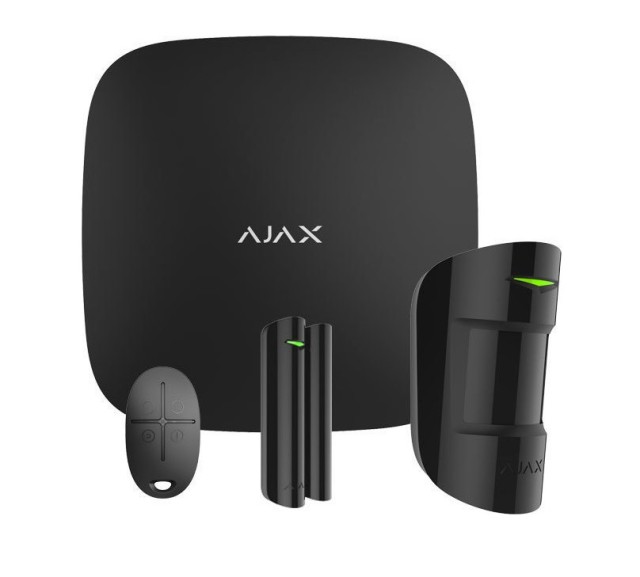 Sistema di allarme wireless Ajax Starter Kit nero