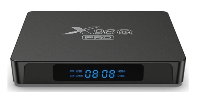 Caja de TV inteligente X96Q-PRO X96Q-PRO, 4K, H313, 2GB/16GB, WiFi 2.4/5GHz, Android 10