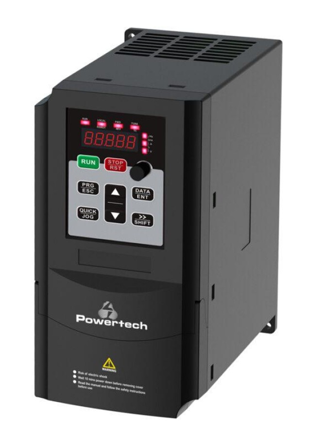 POWERTECH VFD ρυθμιστής στροφών PT-A37G-T43P3P, 3.7KW, 3P