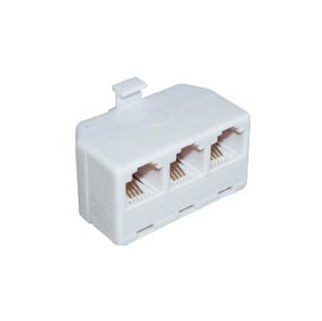 ΤΗΛΕΦΩΝΙΚΟ ADAPTOR ΑΡΣΕΝΙΚΟ/ΘΗΛΥΚΟ 6P4C X3 COMP