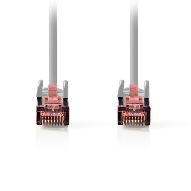 NEDIS CCGL85221GY20 Καλώδιο δικτύου CAT 6, S/FTP, 2.00m σε γκρι χρώμα.