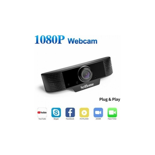 Conceptum Srihome SH001 2MP 1080P Webcam mit Dual-USB-Mikrofon