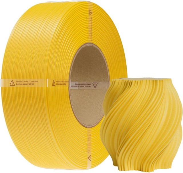 Creality CR-PETG Yellow - No Reel 3D Printer Filament, Hard Glossy, Tensile 49MPA, 1 kg Spool1.84