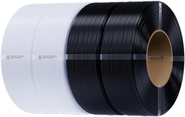 Creality CR-PETG Value Pack 4kg - No Reel - 2x Black & 2x White 3D Printer Filament Refill