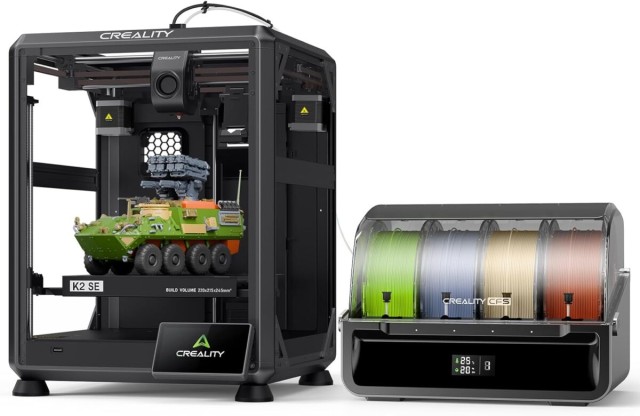 CREALITY K2 SE COMBO - with CFS FDM Semi Enclosed 3d Printer 500mm/s multicolor 220x215x245mm